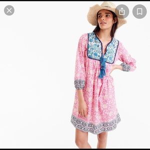 NWT Jcrew boho tassel coverup/ dress